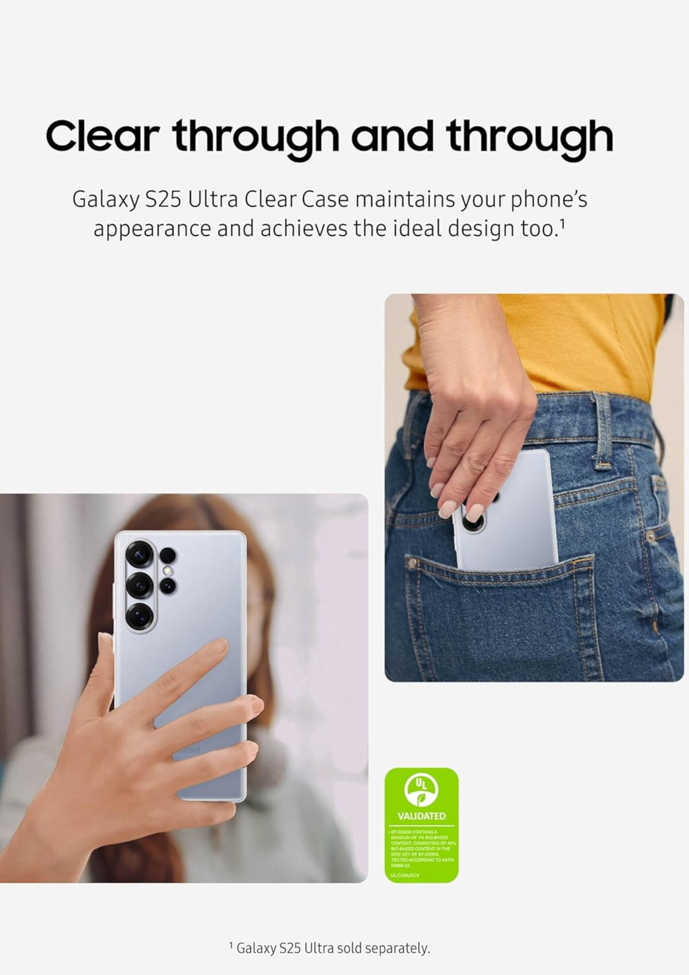 Samsung Galaxy S25 Ultra Clear Case EF-QS938CTEGWW (OUTLET)